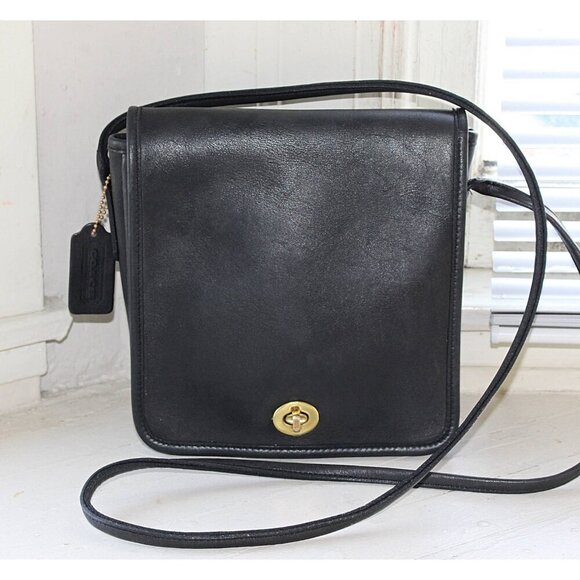 HOST PICK!! 🌏🍷🐿️🍀 Coach Vintage - Compact Pouch 9620  - Numeric Ser# 80s USA - Picture 1 of 12